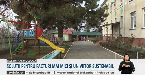 Actualitate Două grădinițe din orașul Ialoveni și satul Geamăna și-au redus facturile, utilizând energia solară și biomasă