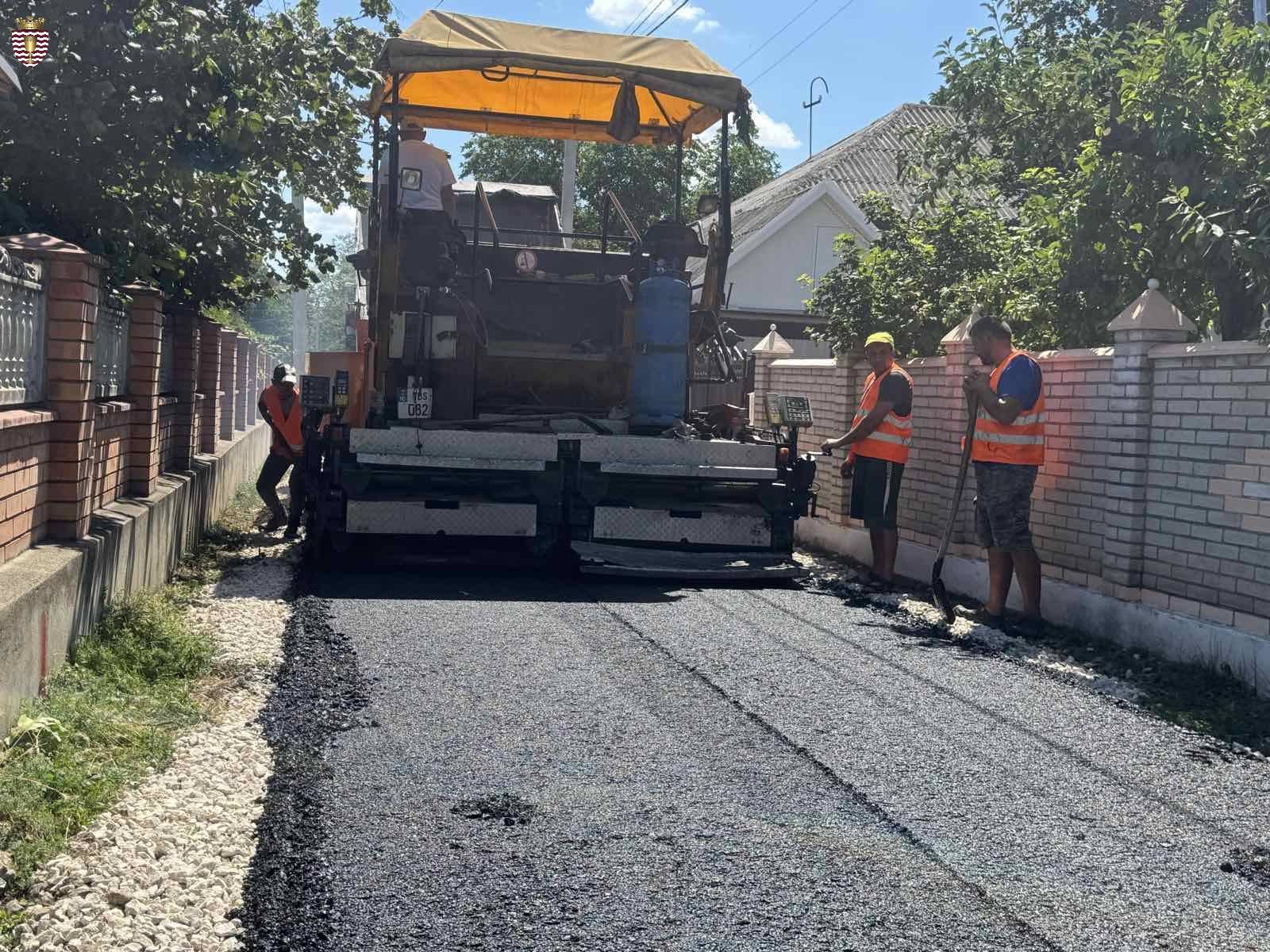 Lucrările de reparație a străzilor Valeriu Cupcea și Livezilor – Finalizate!
