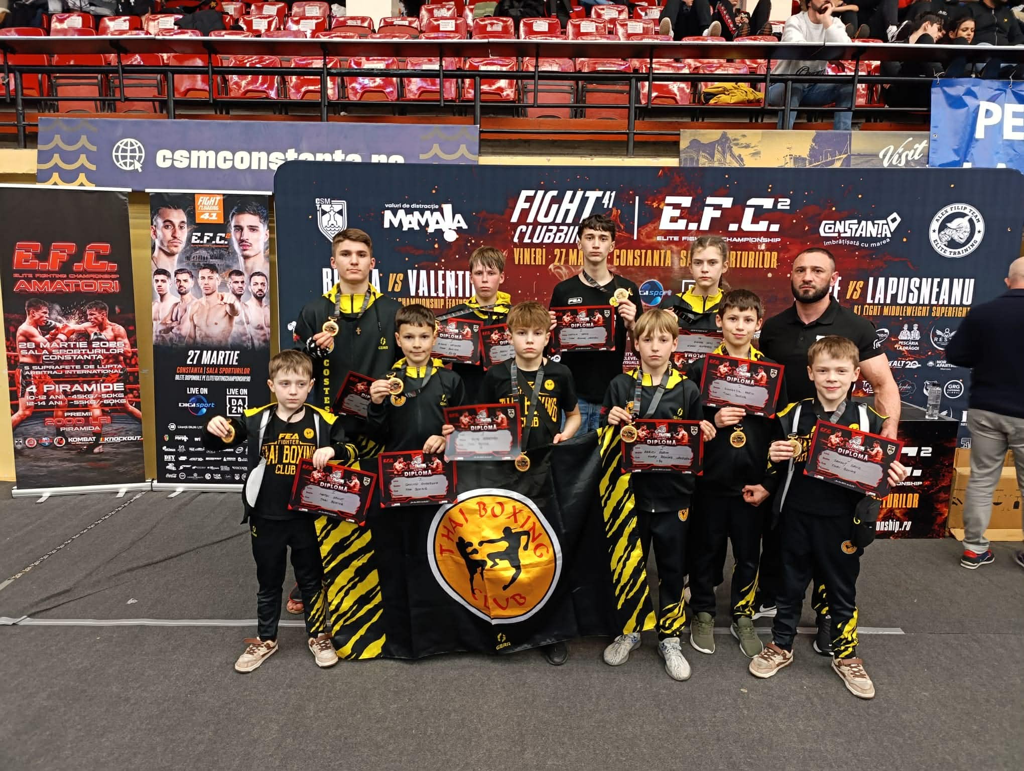 Primăria orașului Ialoveni adresează sincere felicitări sportivilor clubului Thai Boxing Ialoveni