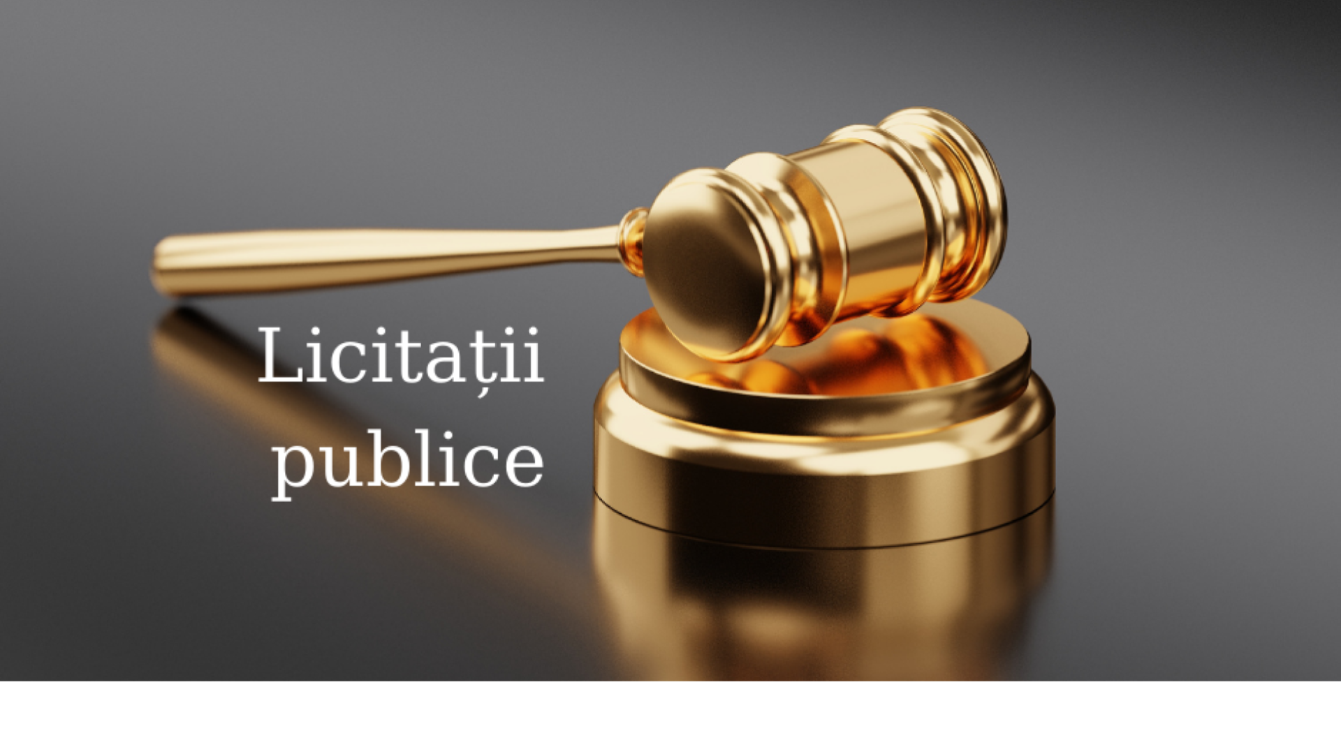Licitații publice cu strigare din 2026