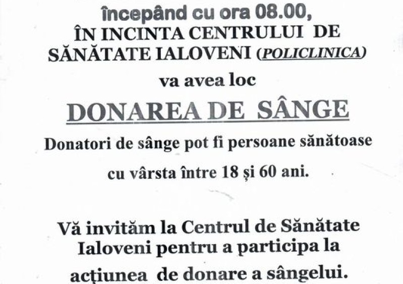 Donare de sânge