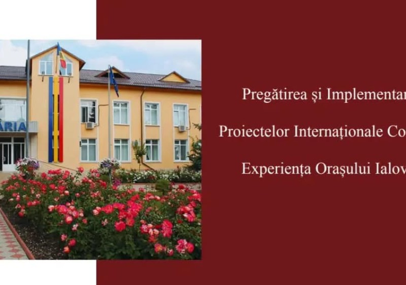 Primarul orașului Ialoveni, Sergiu Armașu, a prezentat proiectele implementate de Primăria Ialoveni în cadrul unui seminar internațional