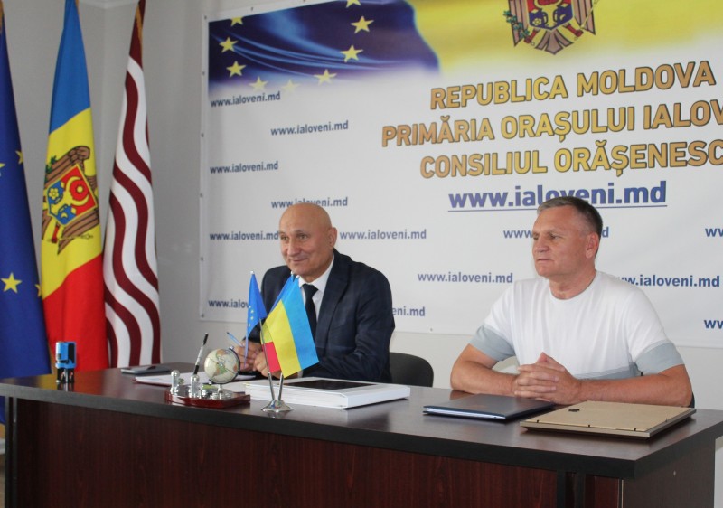 Semnarea Acordului de Cooperare și Înfrățire între orașul Ialoveni și orașul Kodyma, Ucraina