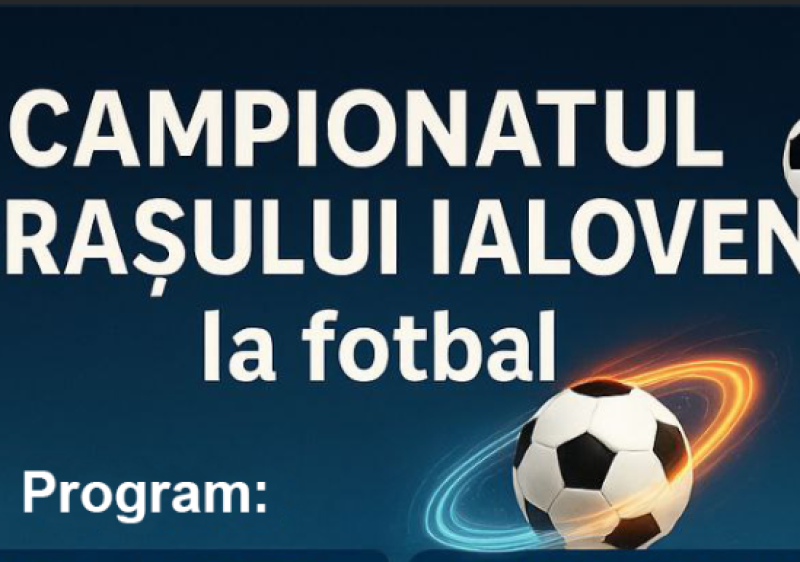 Primăria orașului Ialoveni anunță startul Campionatului de fotbal între sectoare