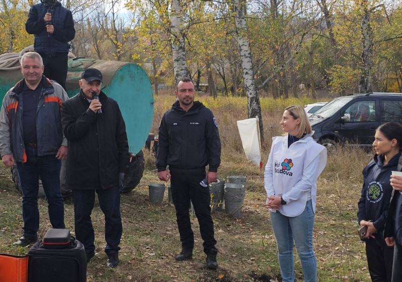 Eveniment de împădurire organizat în orașul Ialoveni