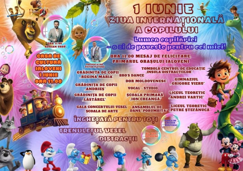 🎈 1 IUNIE – O ZI DE POVESTE PENTRU COPIII DIN IALOVENI! 🎈